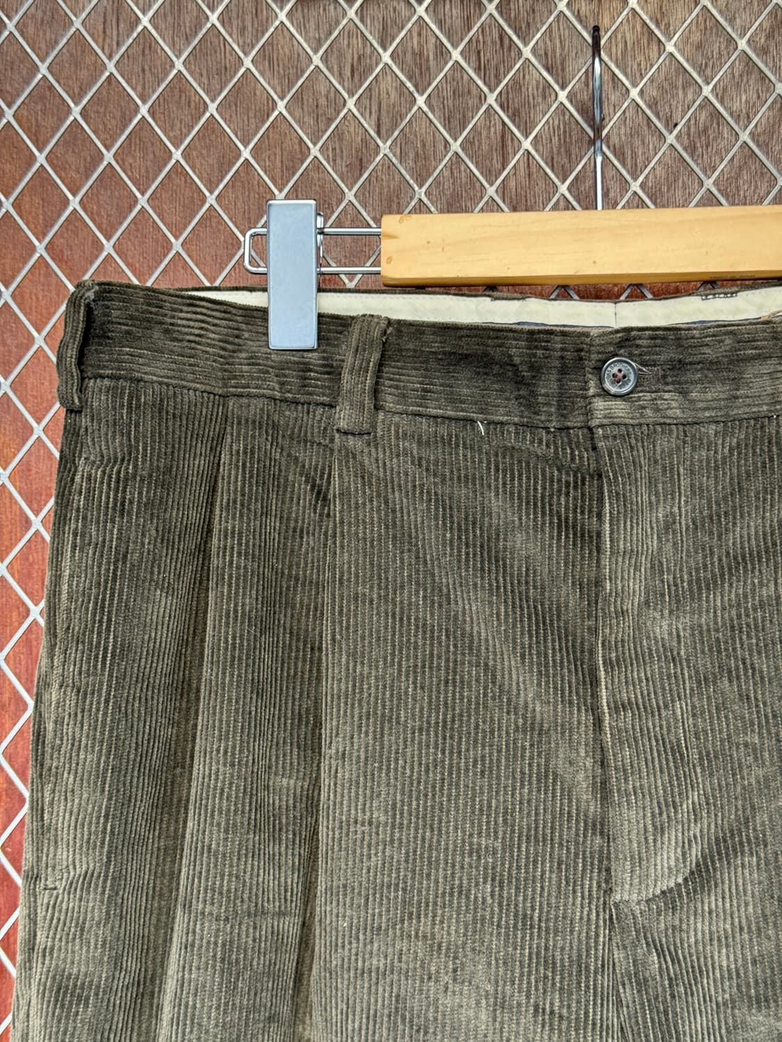 브룩스브라더스 투턱 코듀로이팬츠 브라운 34 상품이미지4