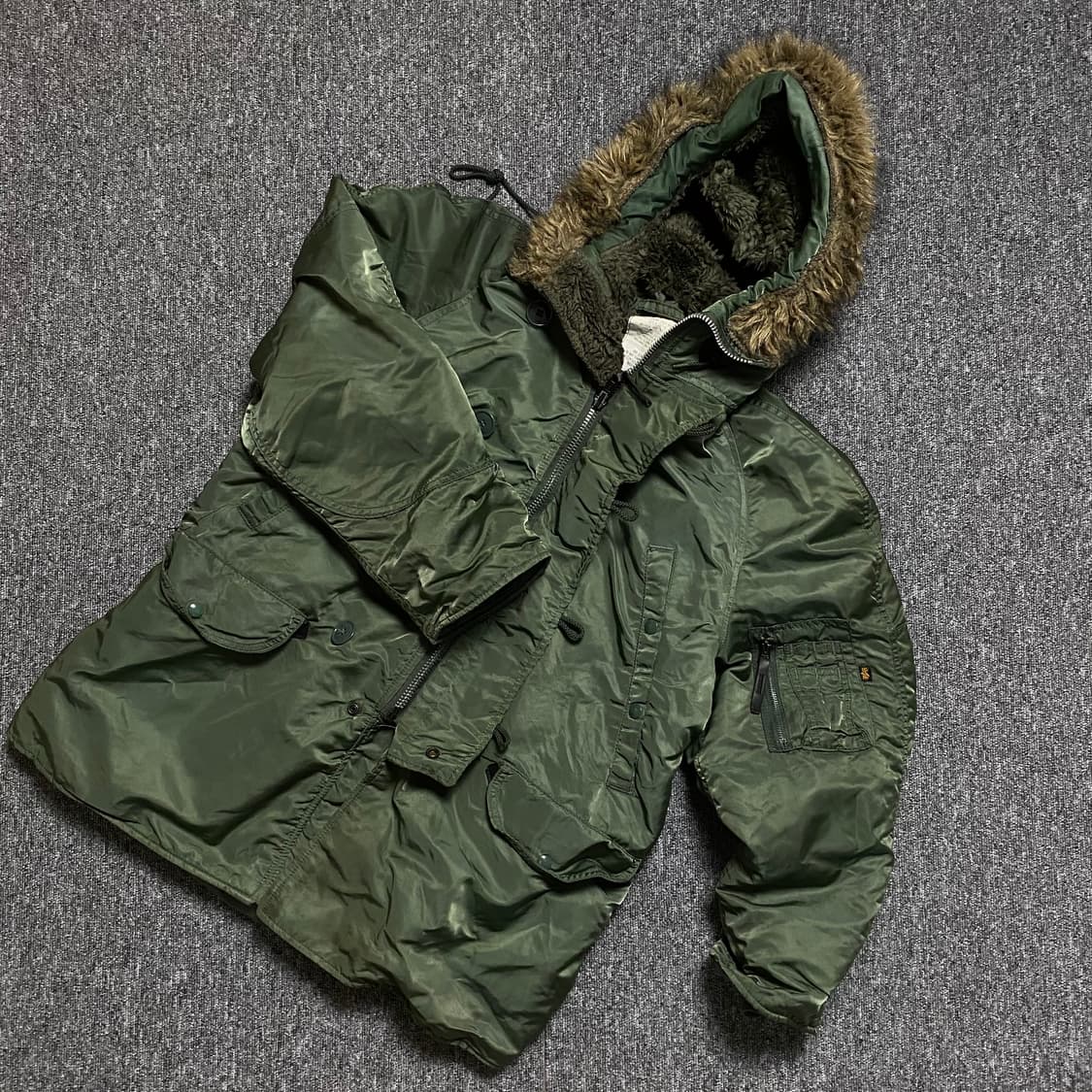 🌊USA Alpha N-3B OliveGreen 상품이미지1