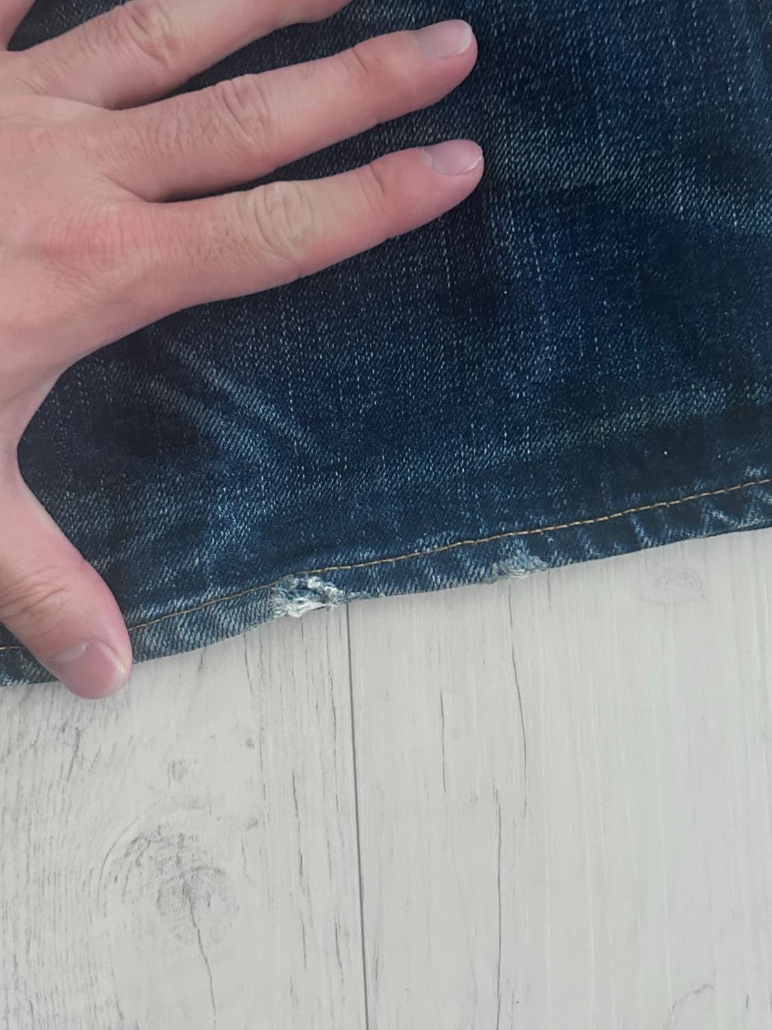 RRL 기빈스 빈티지 파이브 포켓 데님 진 33x34 상품이미지3