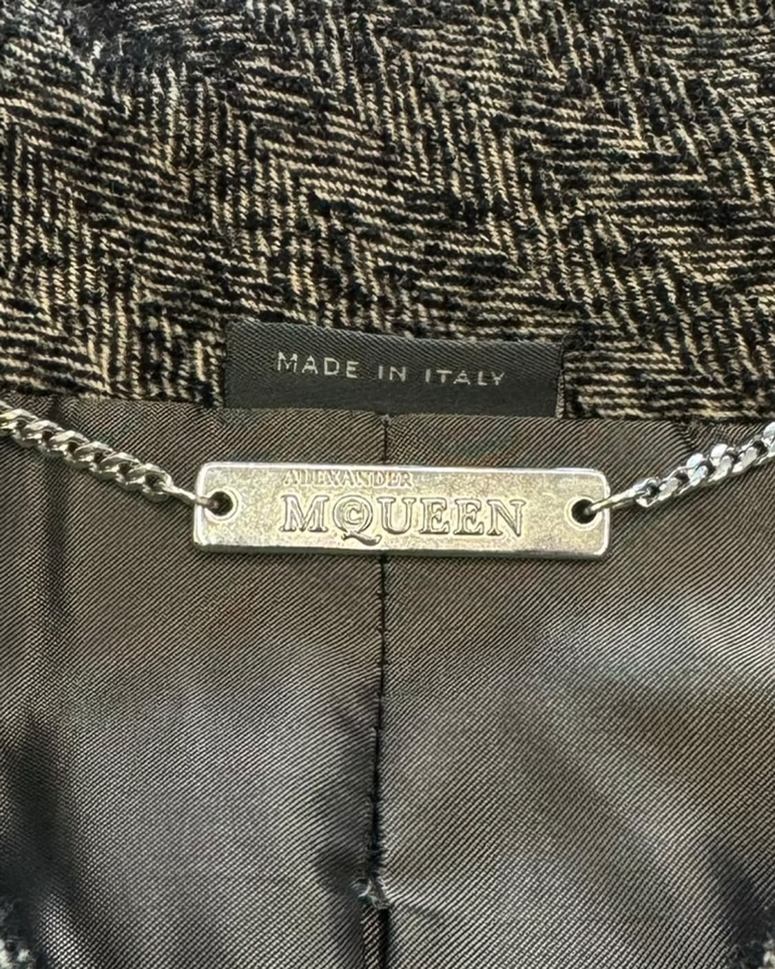 알렉산더 맥퀸 05AW 자카드 롱 코트 상품이미지8