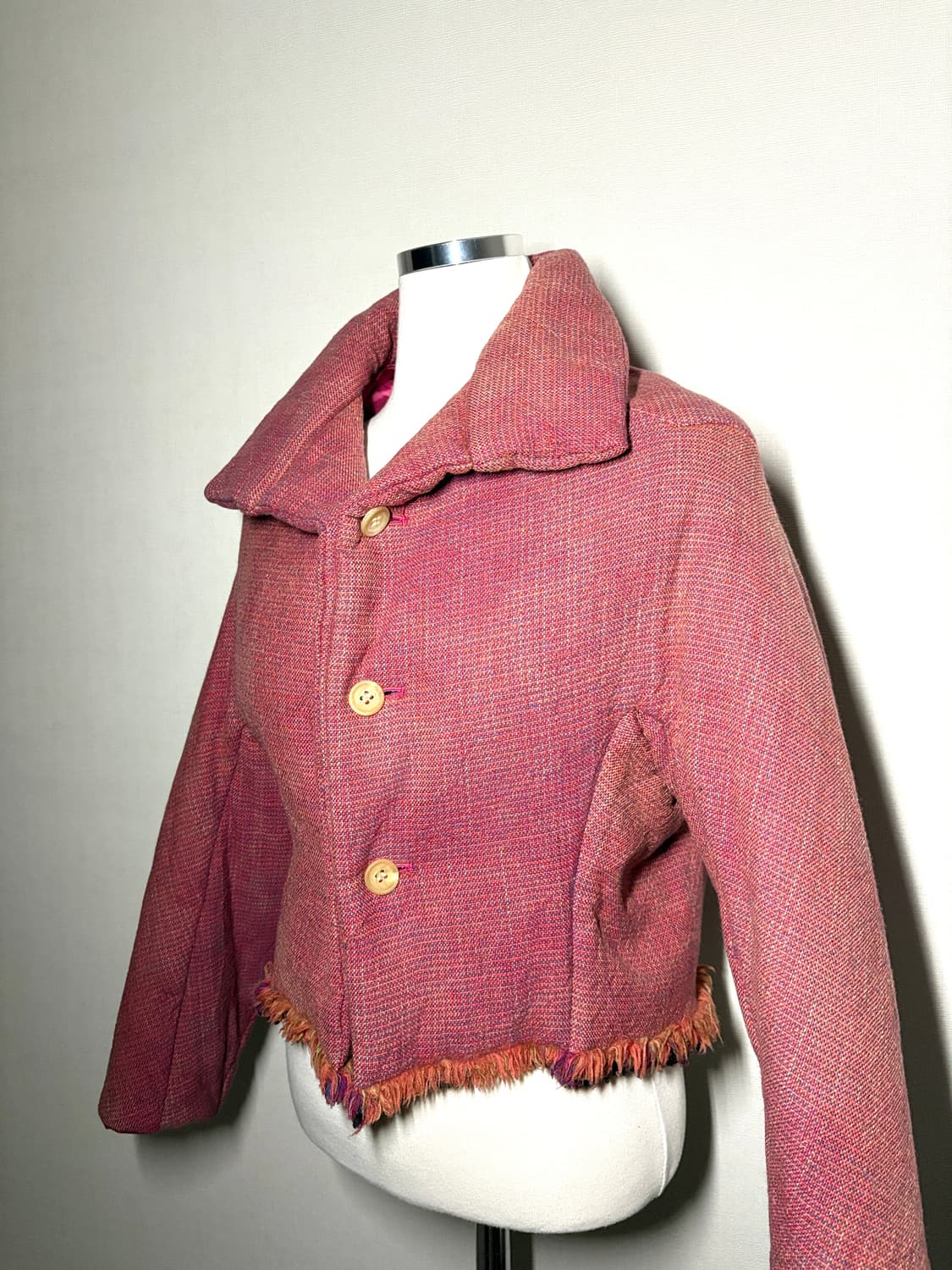 AD2004 준야와타나베 트위드 패딩 상품이미지2