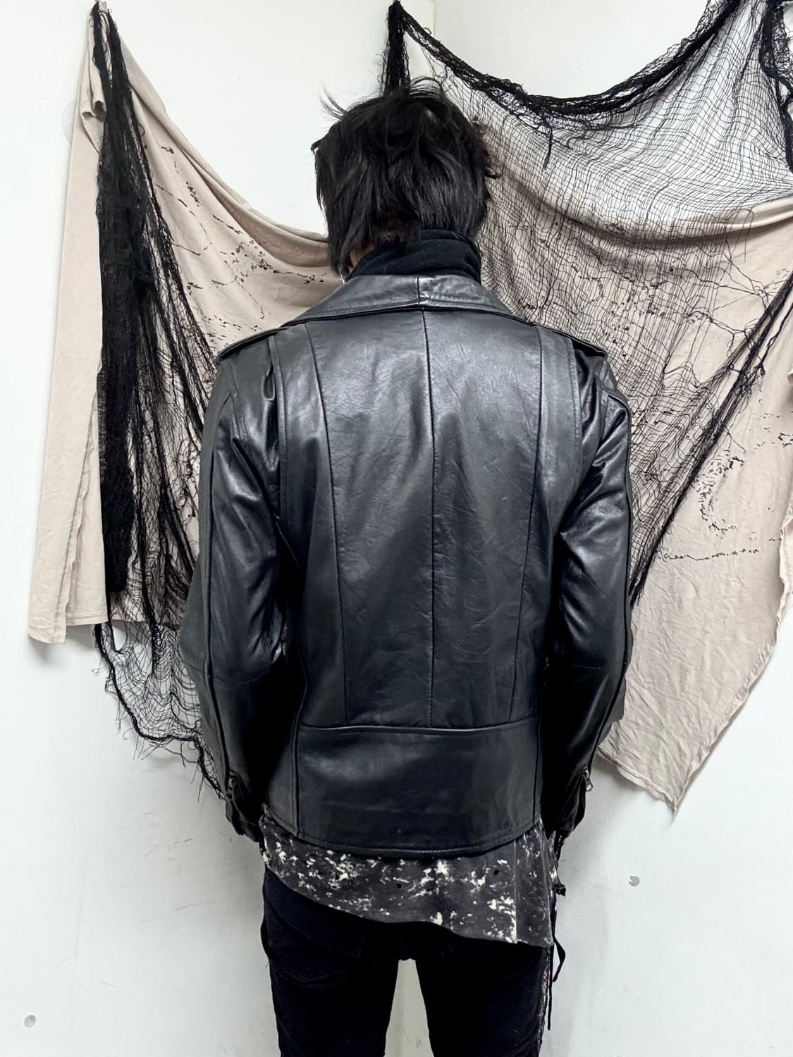 GENUINE LEATHER Black Chic Jacket 상품이미지10