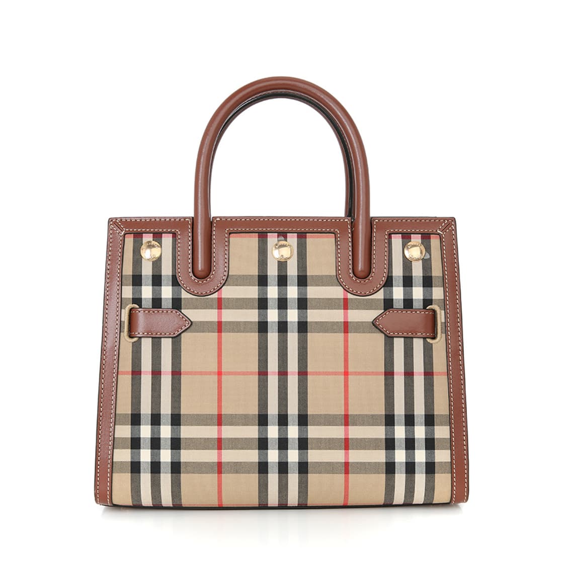 버버리 베이비 타이틀 배너 토트백 체크숄더 크로스 8025267 상품이미지1