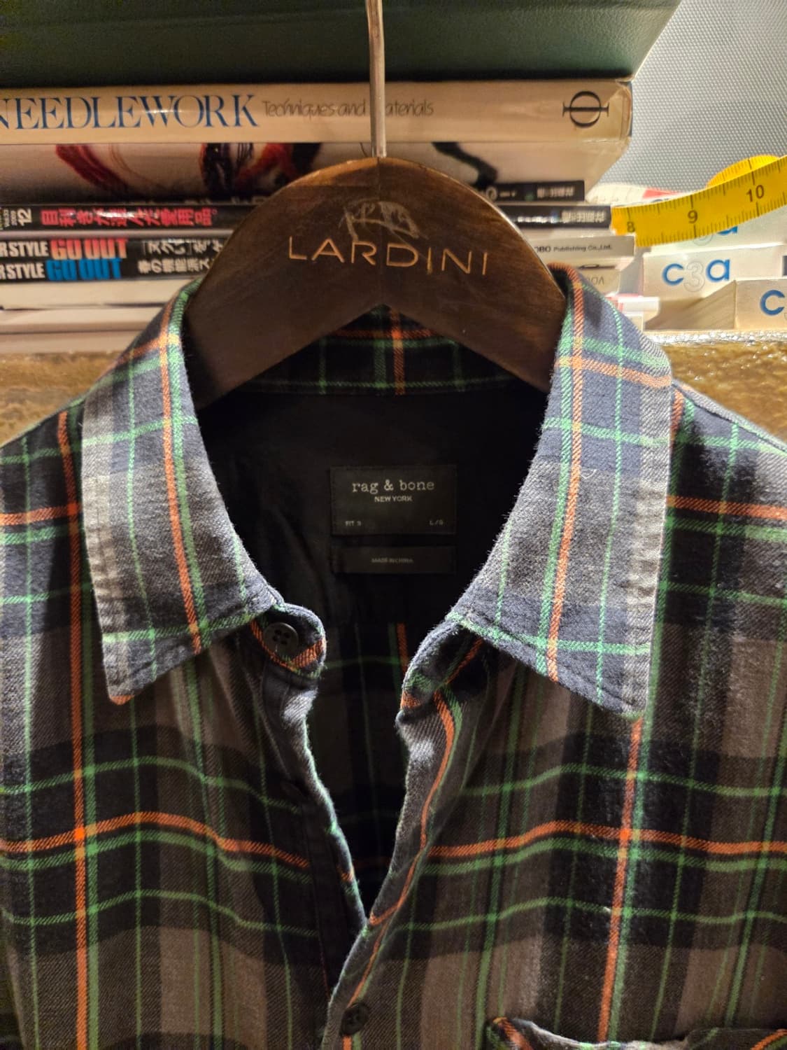 랙앤본 플란넬셔츠 상품이미지3