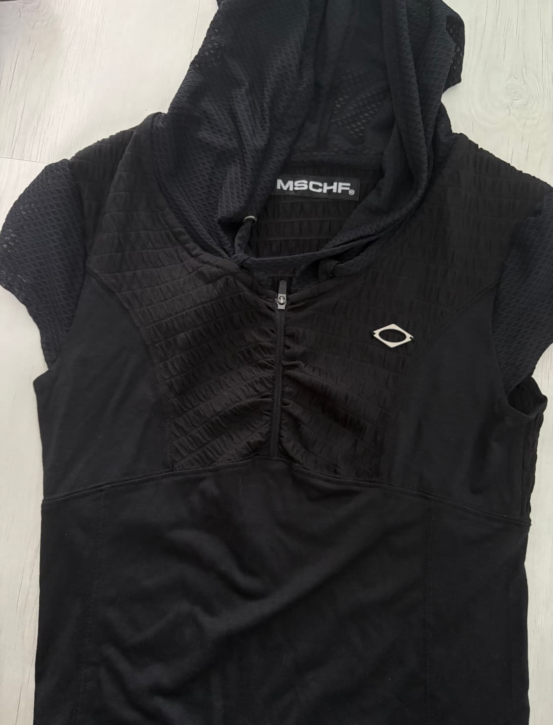 (W) Mischief Hooded Track Zip Up Black 상품이미지1