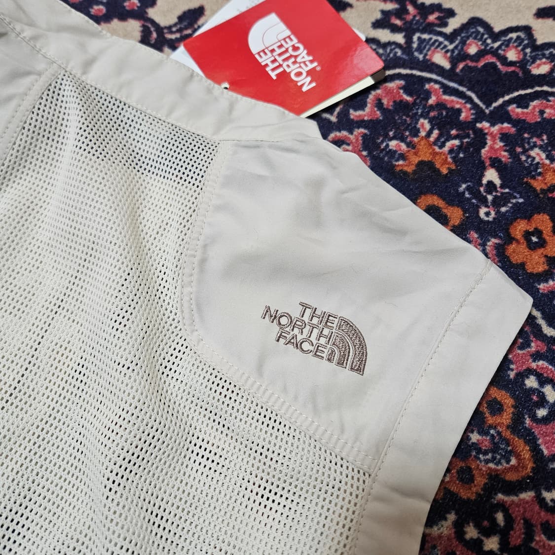 (새상품)노스페이스 메쉬 나일론 바람막이 집업 베스트 S 상품이미지4