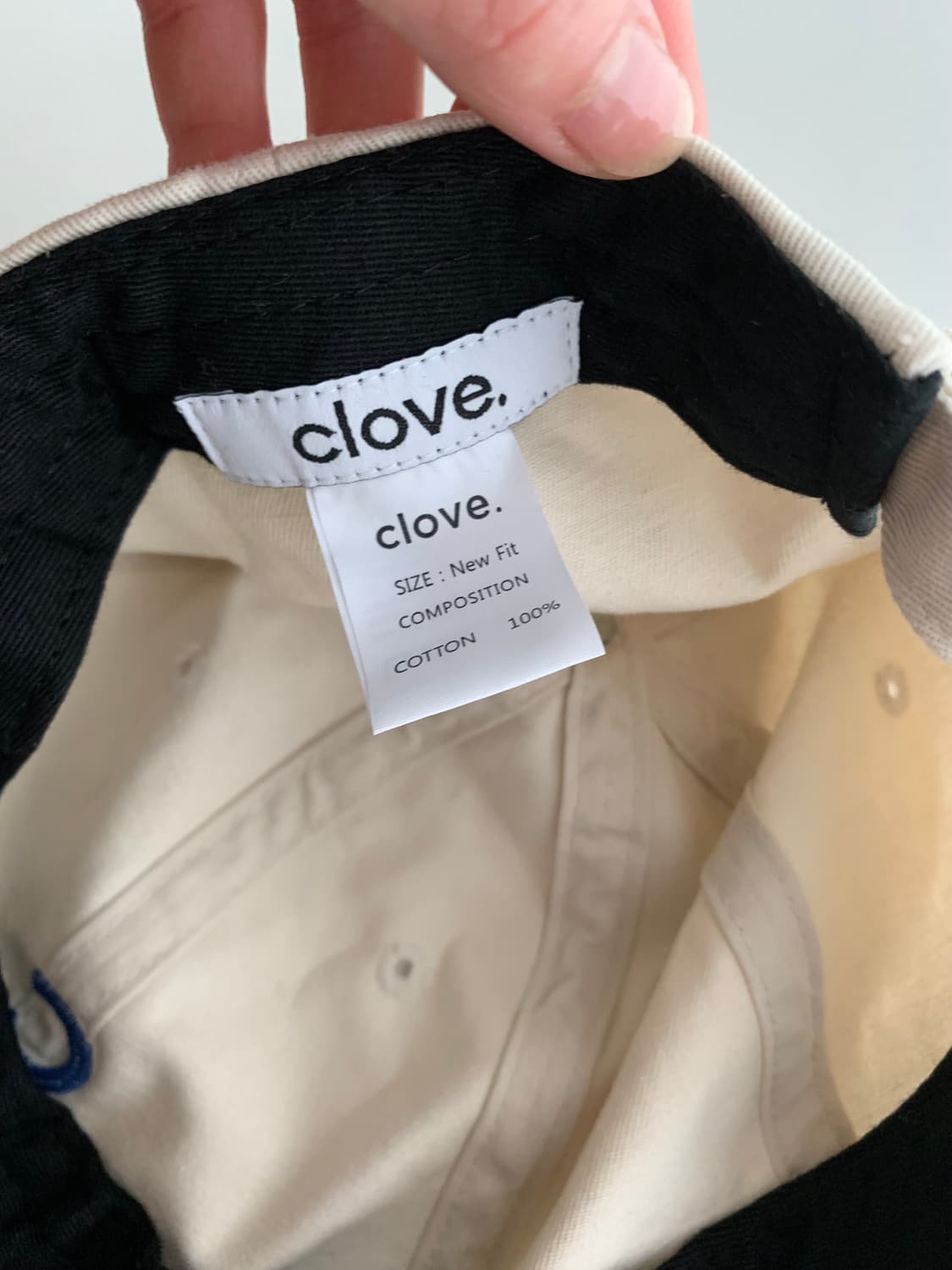 Clove 네이비 배색 볼캡 상품이미지3