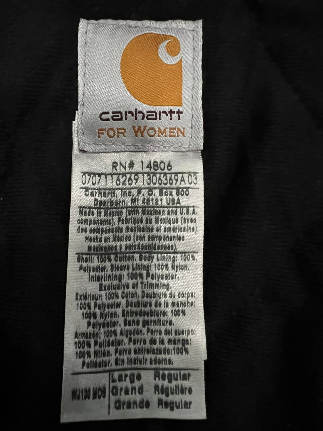 (L)칼하트 덕 액티브 우먼스 후드자켓 WJ130 MOS 모스그린 상품이미지4