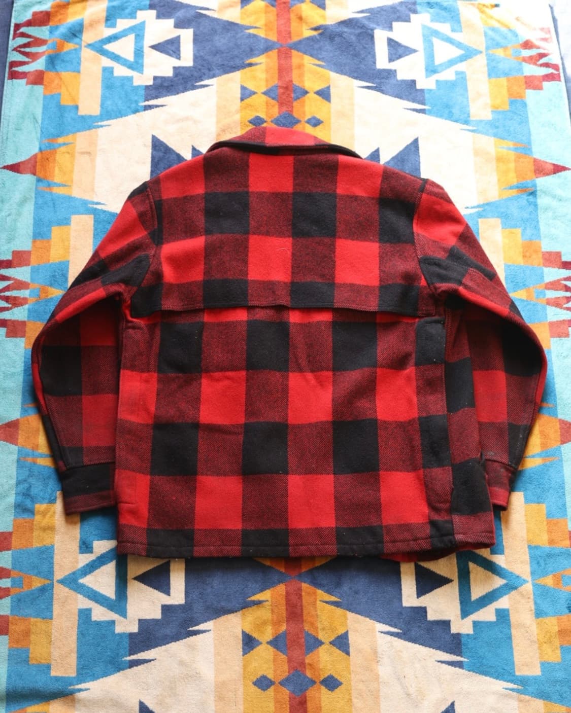 엘엘빈 70s 울 버팔로 플레이드 매키노 자켓 상품이미지10