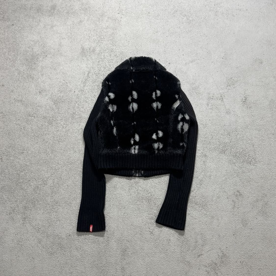 MISS SIXTY 니트 퍼 크롭 무스탕 M 상품이미지3