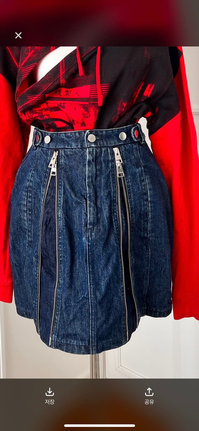  J.W. ANDERSON Denim Skirt (제이더블유 앤더슨 데님 상품이미지1