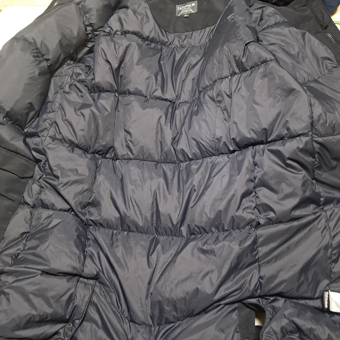 라푸마 남성 롱패딩 덕다운 95 블랙 상품이미지7