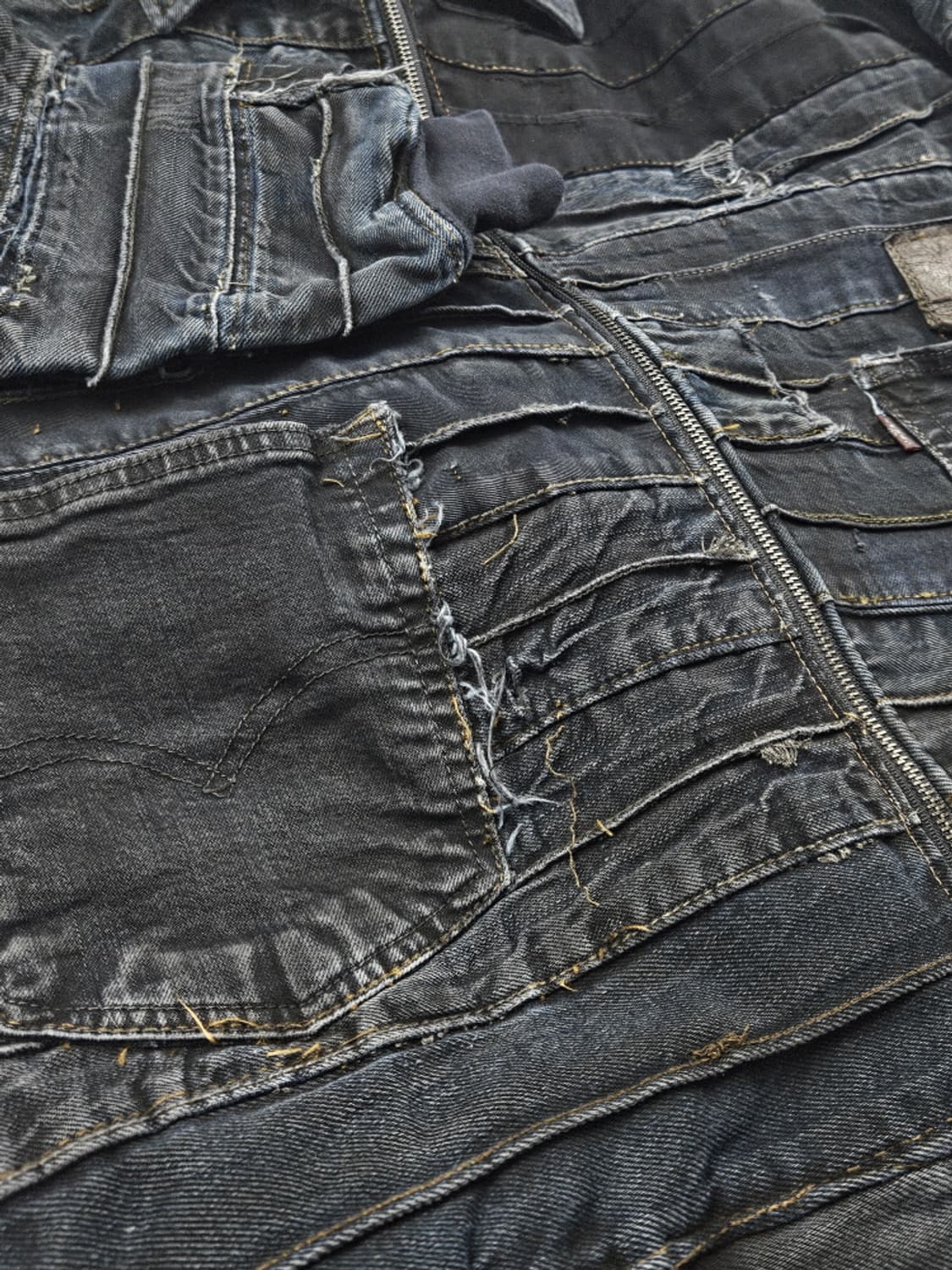 리바이스 리빌드 패치워크 커스텀 데님 자켓 (상세설명참조) / 10449 상품이미지7