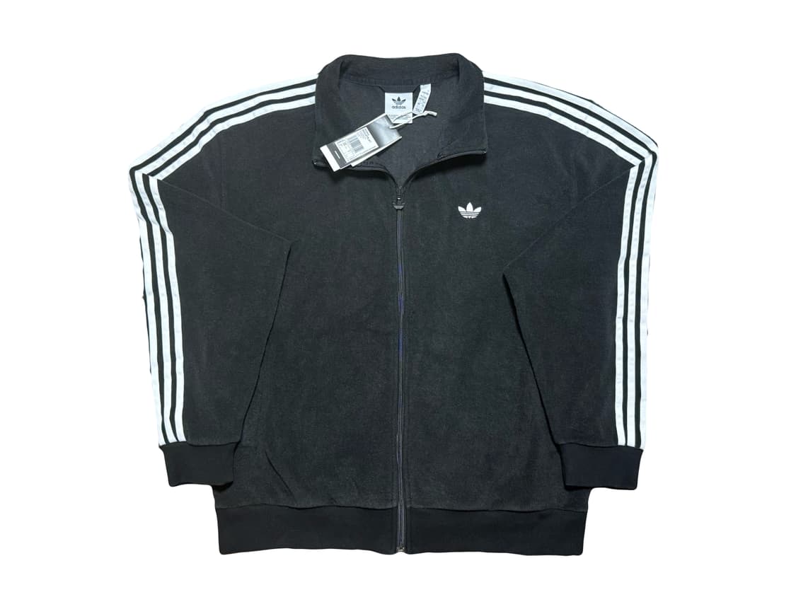 새상품 아디다스 부클 져지 자켓 트랙탑 블랙 상품이미지1