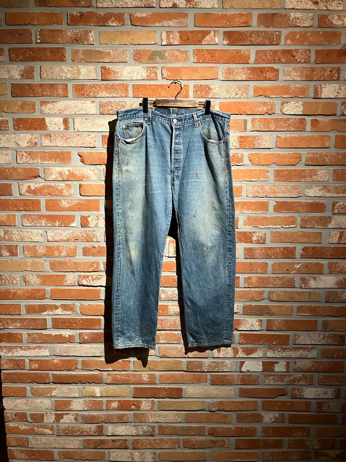 빅사이즈 90s USA 빈티지 리바이스 501xx 데님 팬츠 상품이미지1