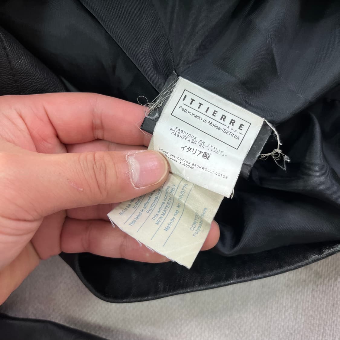 W 100 버버리 90s 램스킨 가죽 자켓 상품이미지6