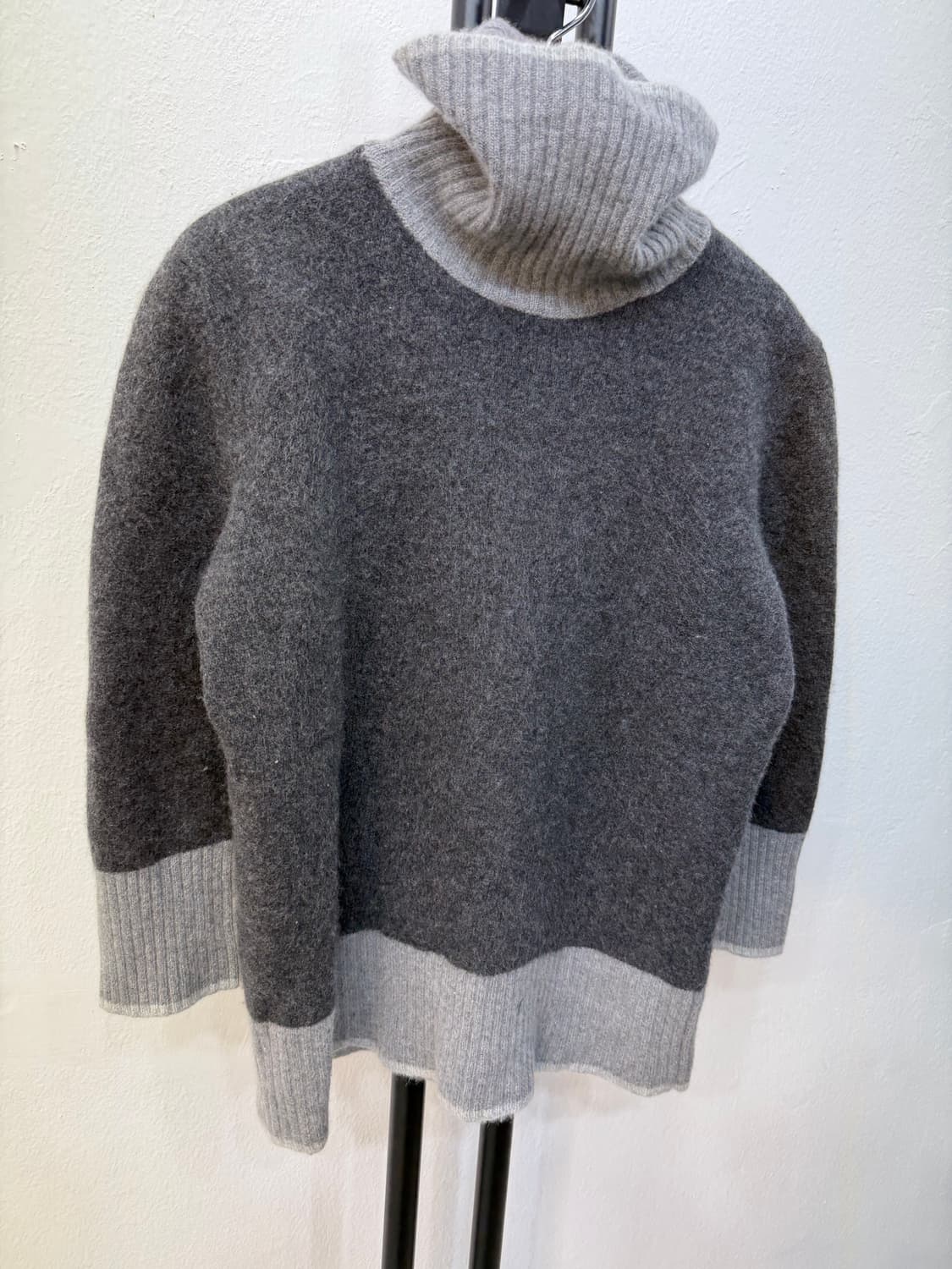 정품) 비앙카 이태리 캐시미어 터틀넥 니트 55 상품이미지2