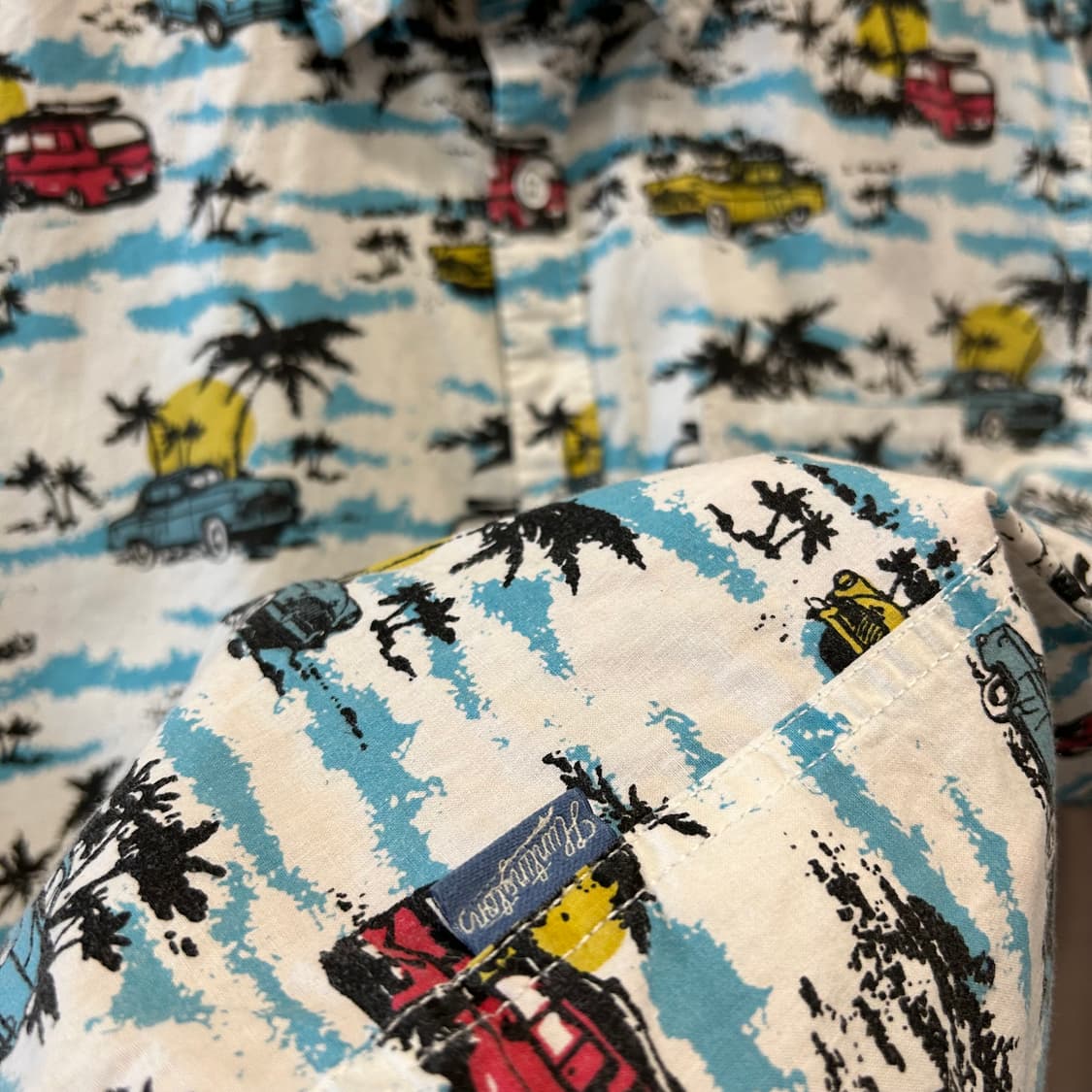 [M] 헌팅턴 빈티지 하와이안 반팔 셔츠 상품이미지4