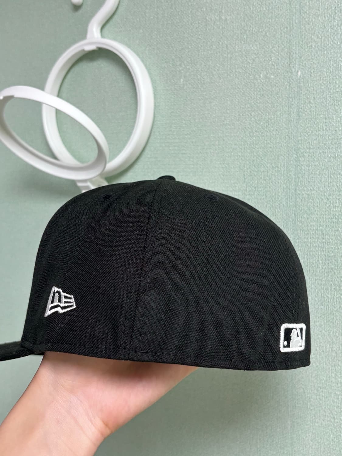뉴에라 LA 다저스 베이직 피티드캡 블랙ㅣMLB 사이즈캡 야구 모자 볼캡 상품이미지3