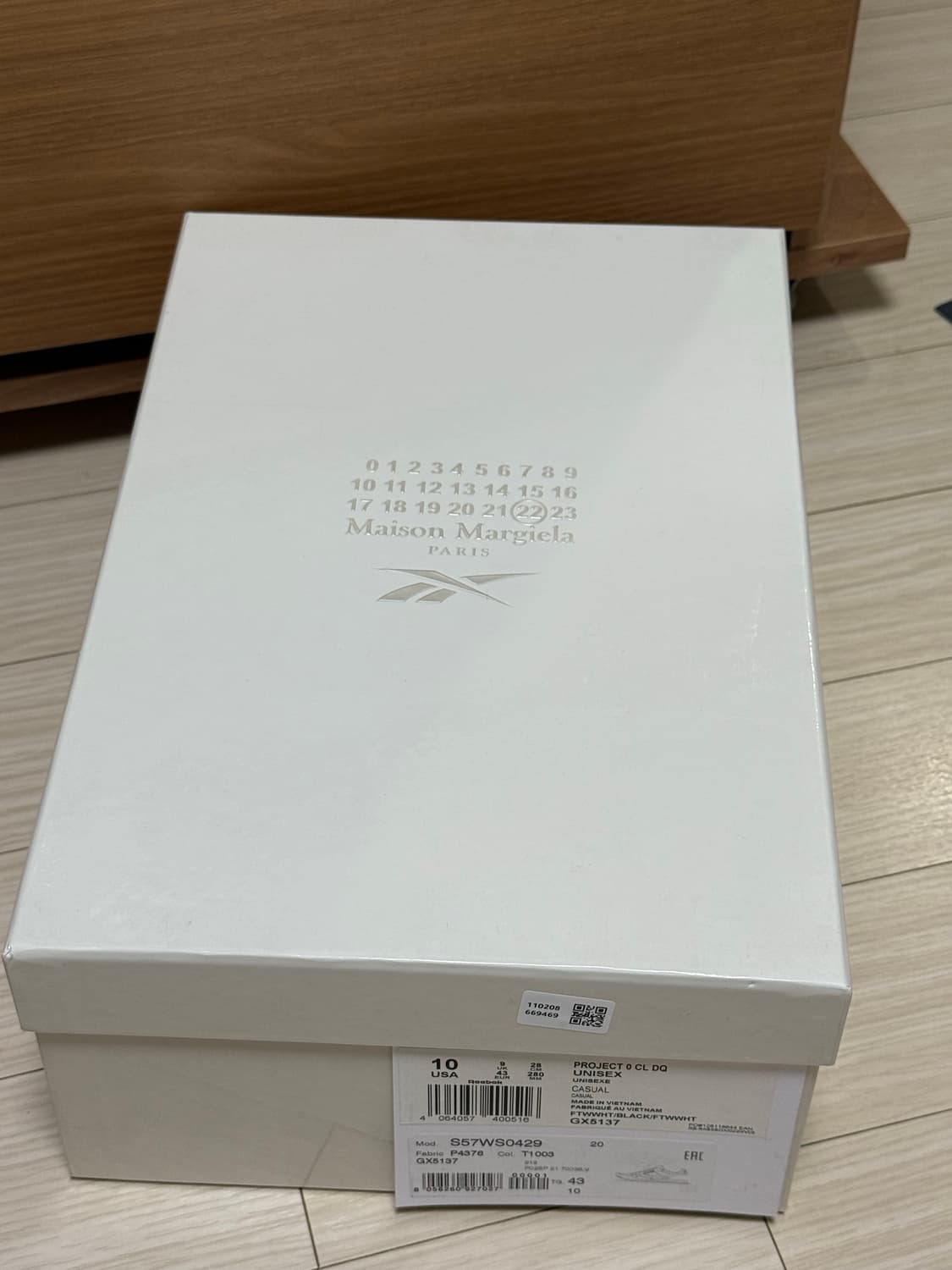 리복X마르지엘라 타비 43size 상품이미지1