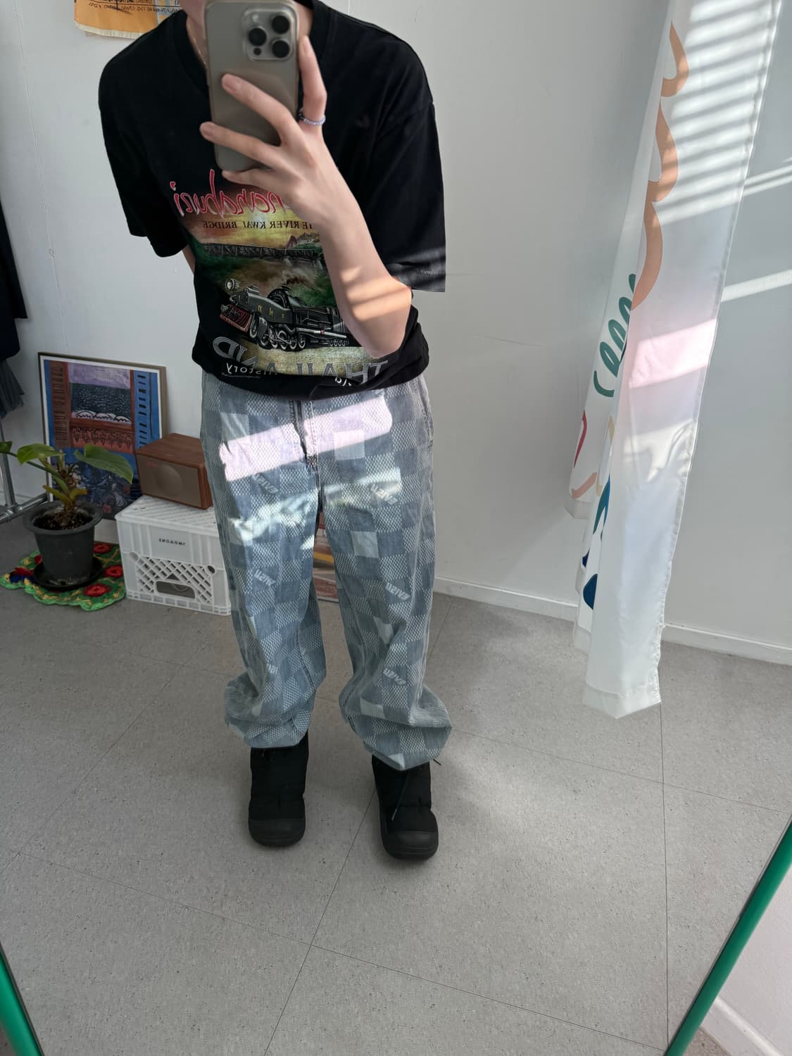 Evisu print jogger pants 상품이미지4