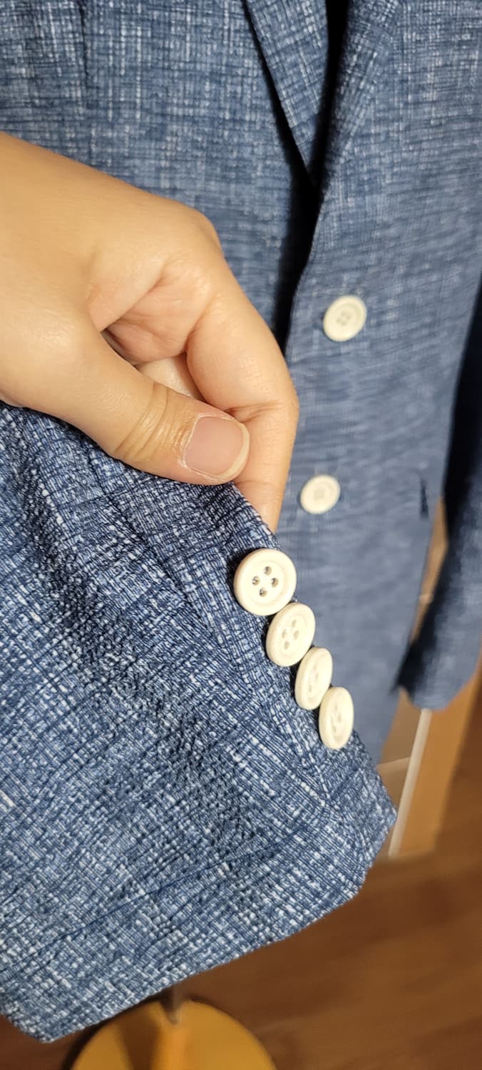 👔남성95-100사이즈👔킨록앤스코틀랜드 지지미천 자켓(여름용) 상품이미지5