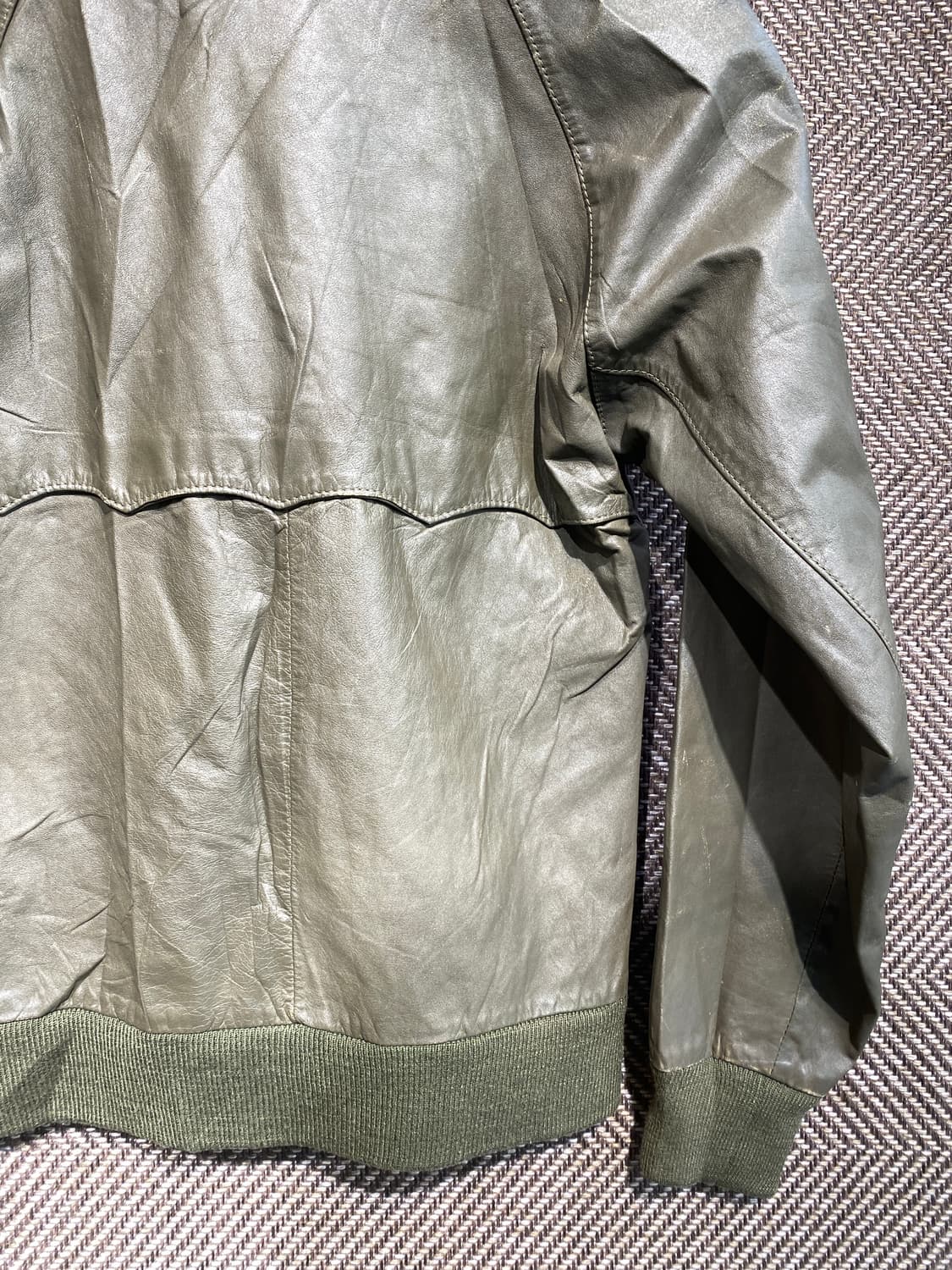 레더 해링턴자켓  상품이미지8