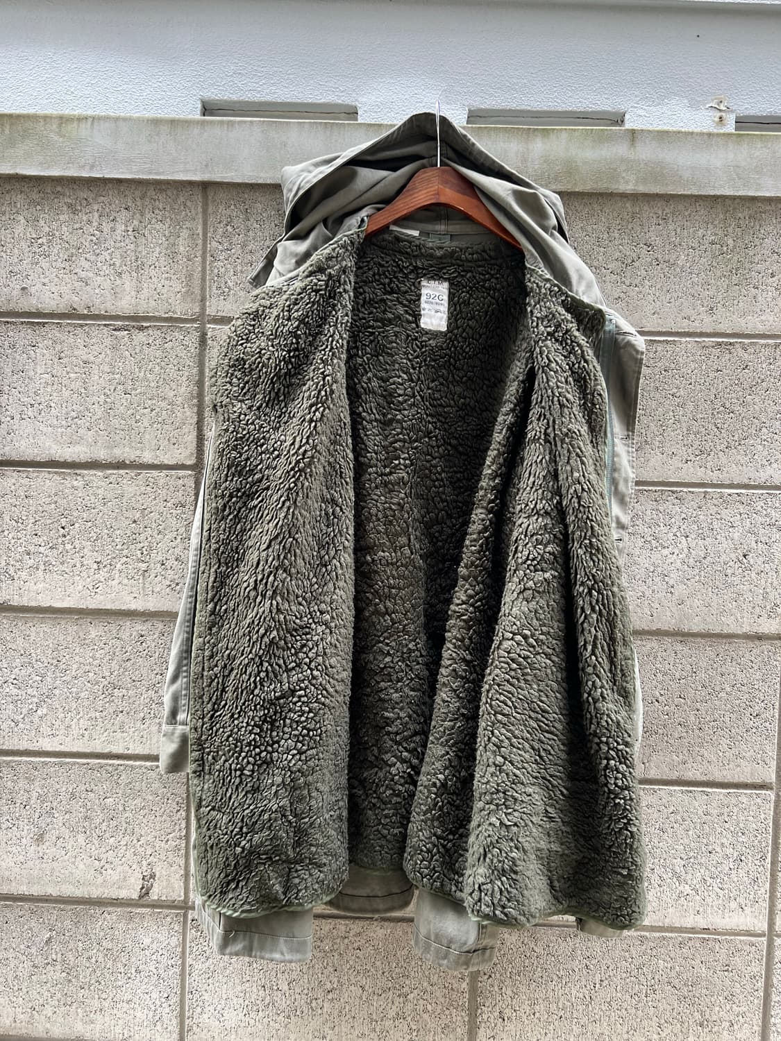 1980s FRENCH ARMY M-64 PARKA 모즈파카 개파카 상품이미지9