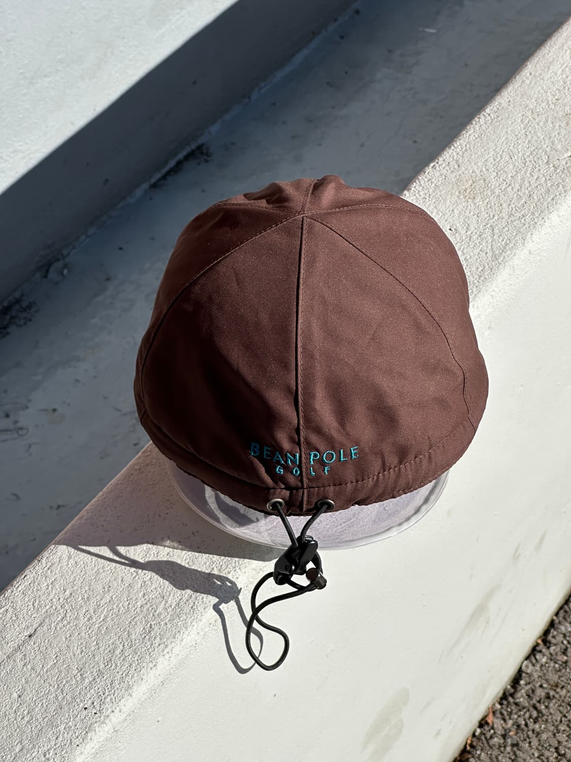 [F] 빈폴 로고 브라운 우븐 볼캡 모자 상품이미지4