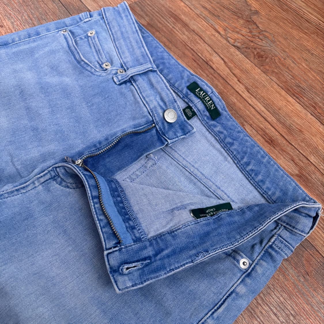로렌 랄프로렌 28 청바지 스판 데님 크롭 스트레이트 상품이미지5