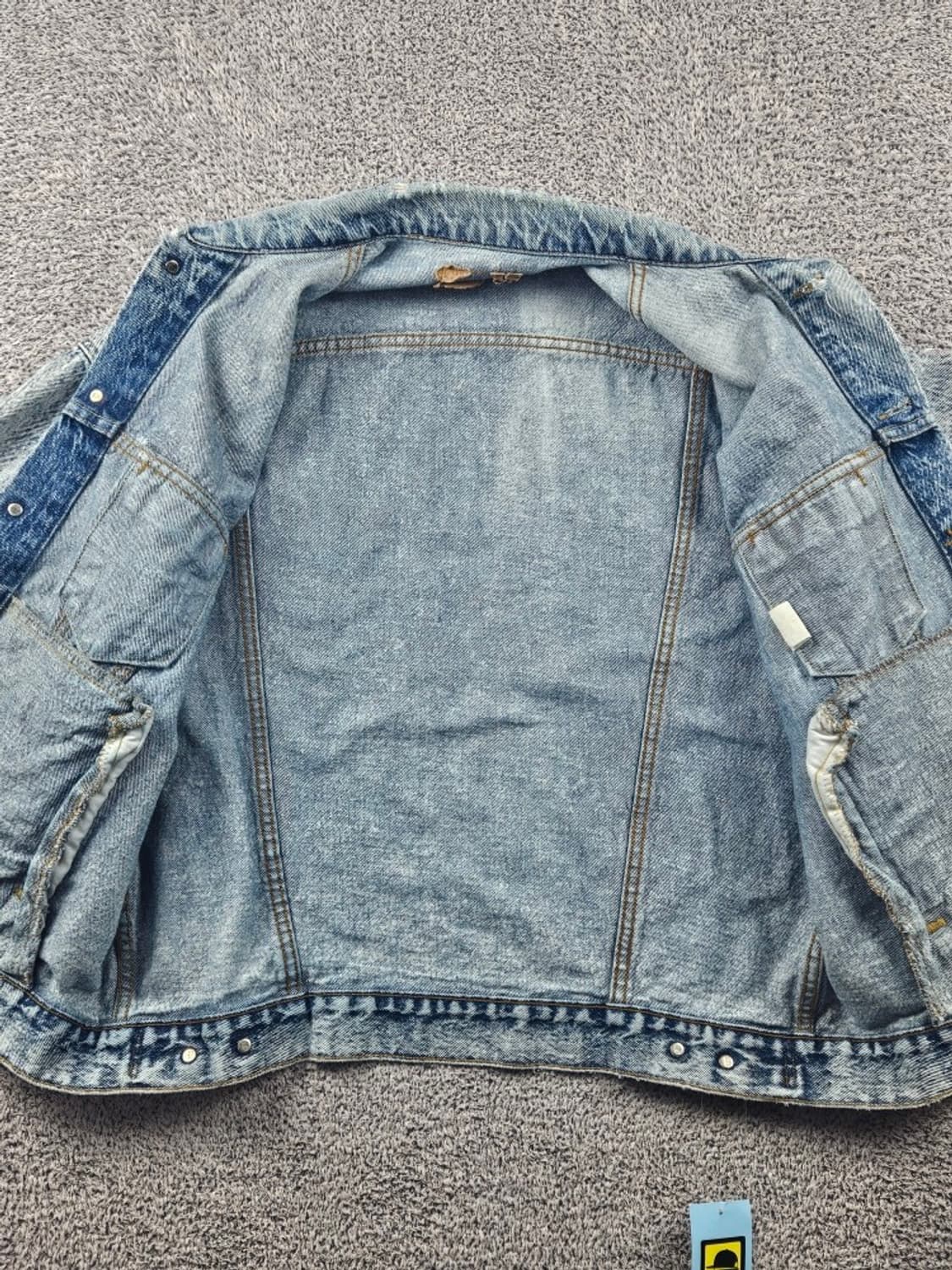 90's USA 리바이스 스톤워싱 데님 트러커 자켓 ( L )/ 9247 상품이미지10