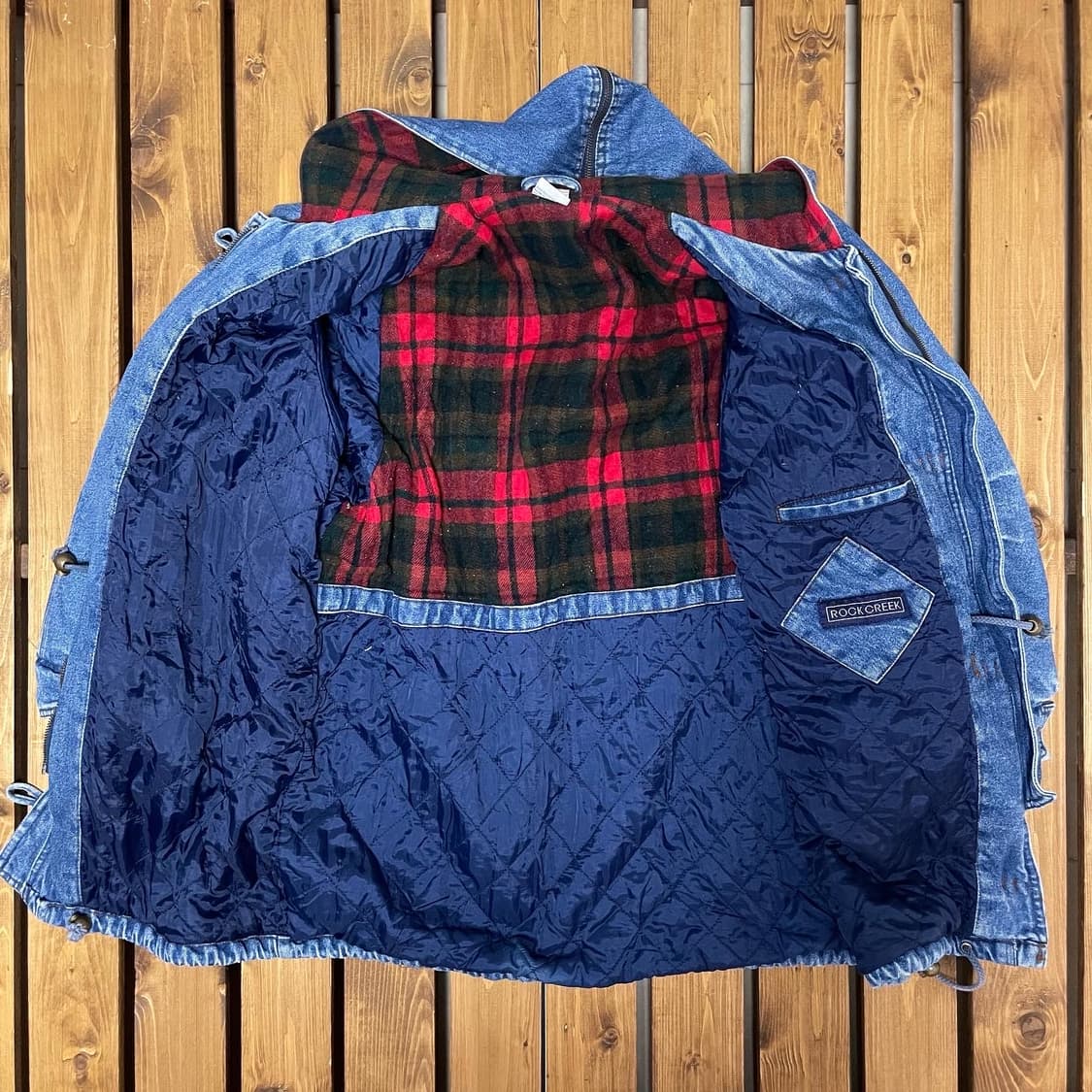 빈티지 데님코트 XL 상품이미지3