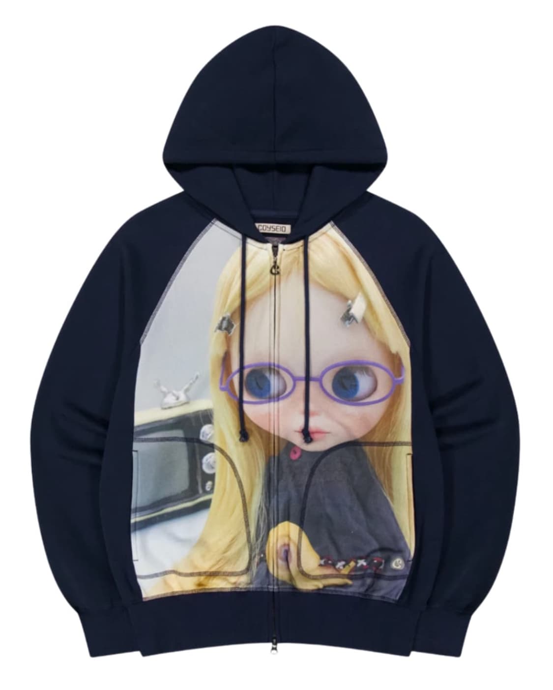 코이세이오 브라이스돌 후드집업 네이비 상품이미지1