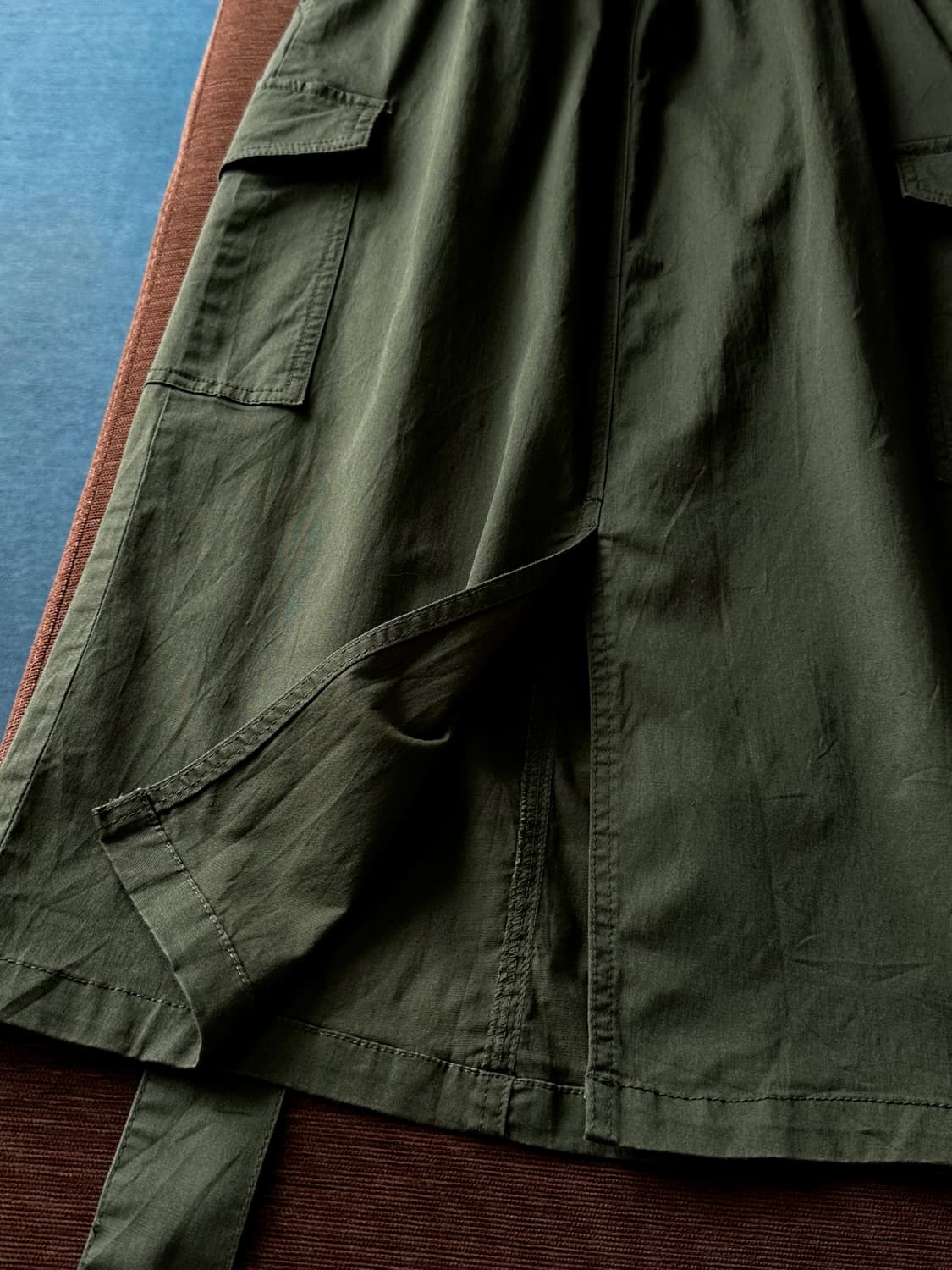 Cotton blend cargo design mid skirt 상품이미지6