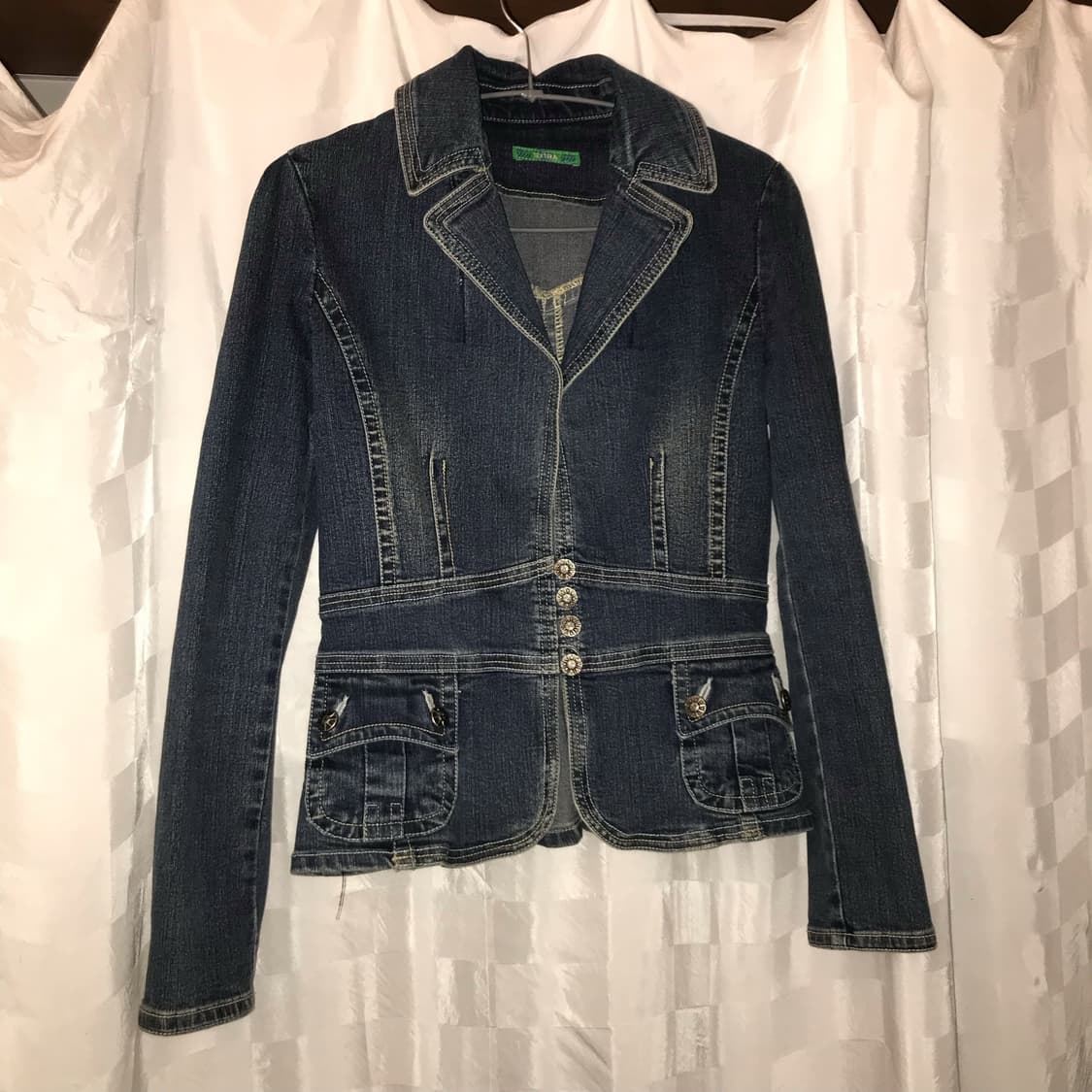 Vintage 빈티지 오네갸루 데님 자켓 상품이미지3