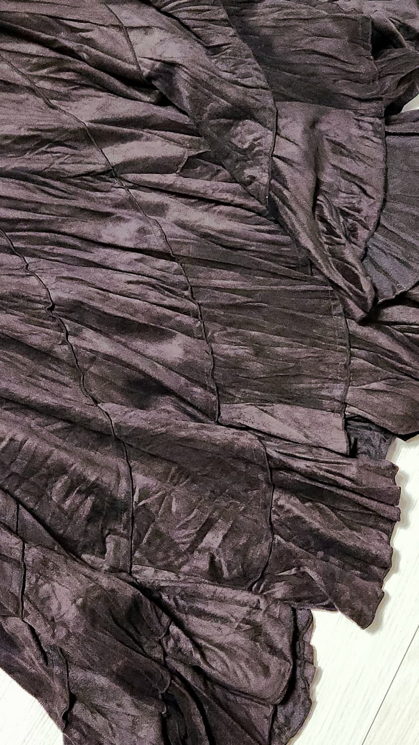 오리엔탈 브라운 스웨이드 스커트 상품이미지2