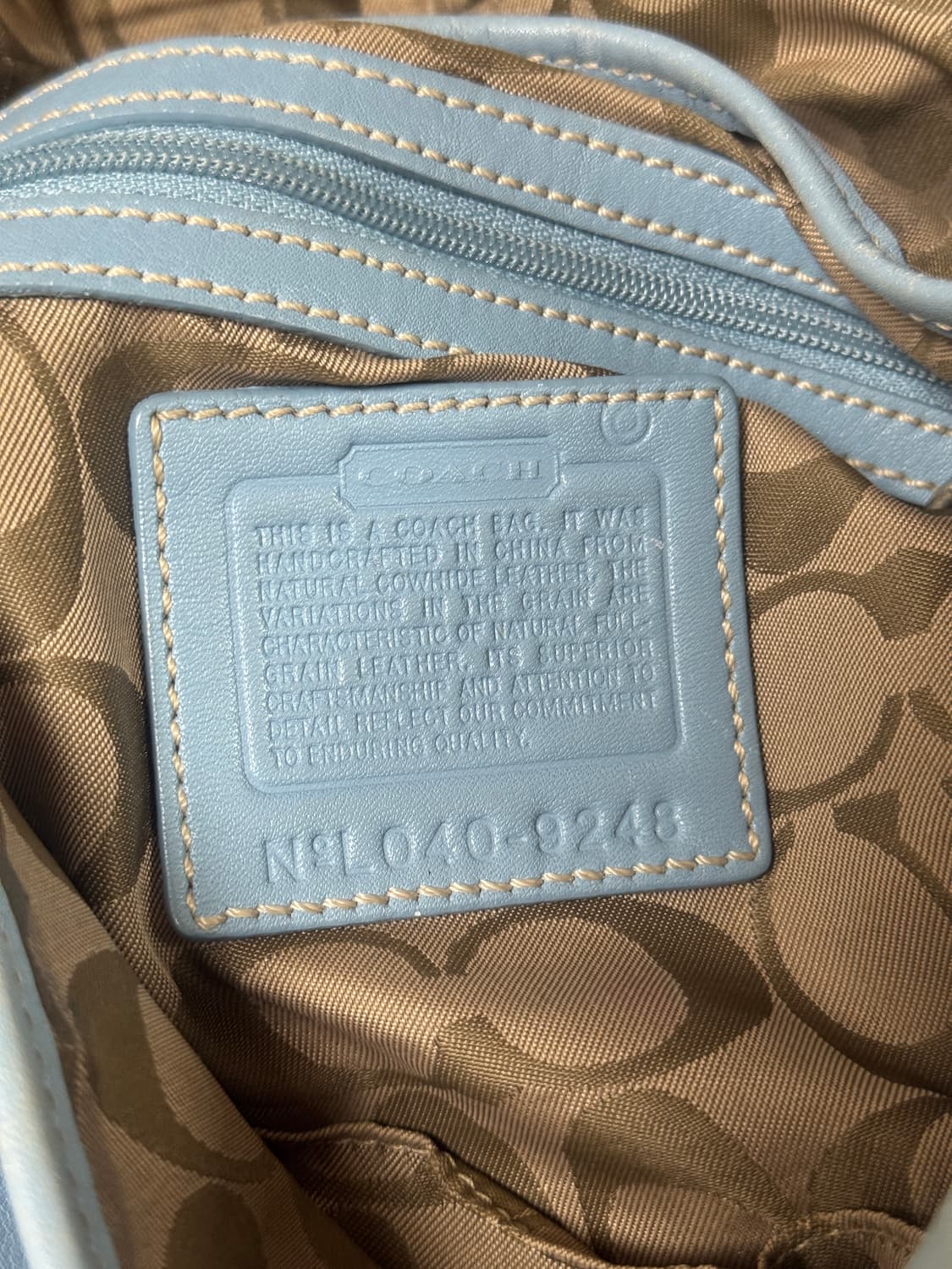 희귀 🩵 Coach 스카이 블루 버클 숄더백 ☁️🧊 상품이미지5