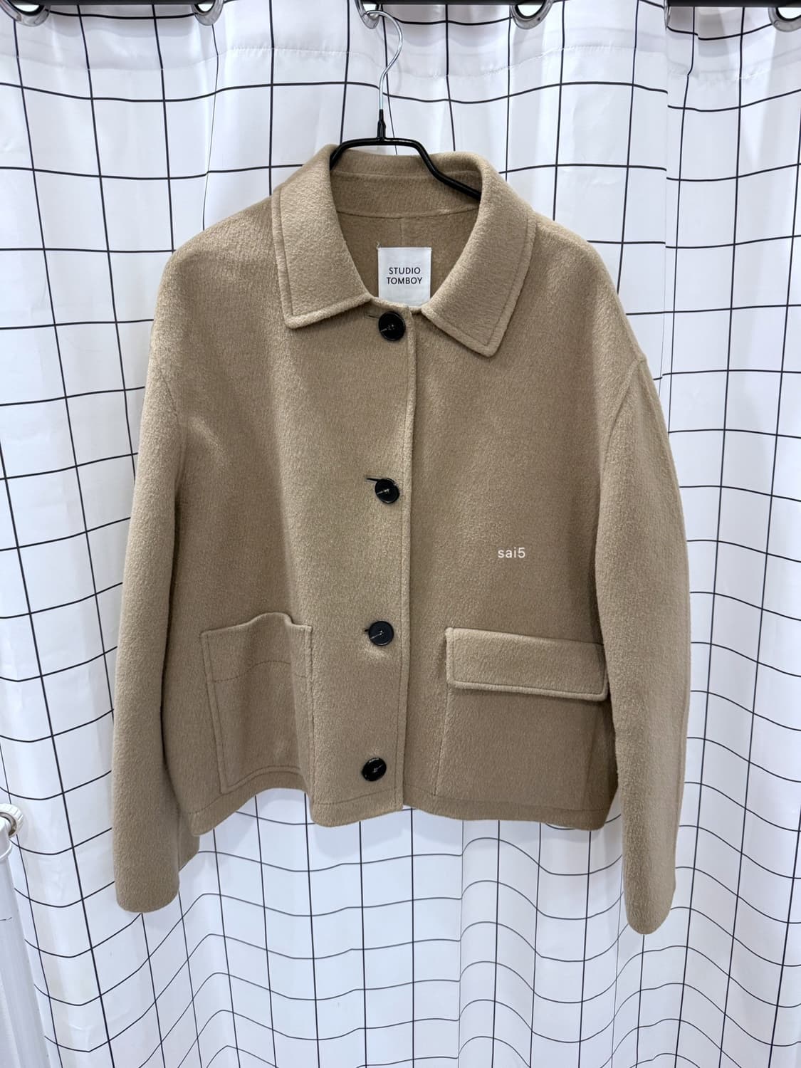 스튜디오톰보이 울100% 핸드메이드자켓  상품이미지1
