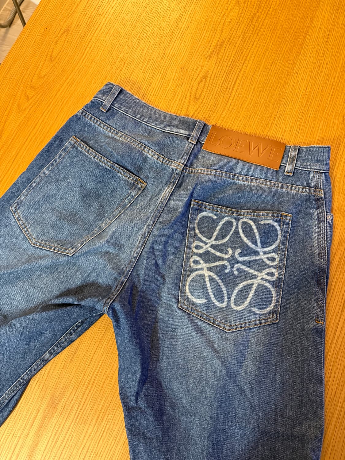 로에베 남자 일자 데님 상품이미지1
