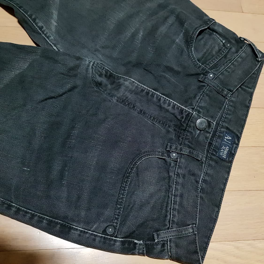 32 / 아르마니 진/ 흑청데님 / 420-330 상품이미지5