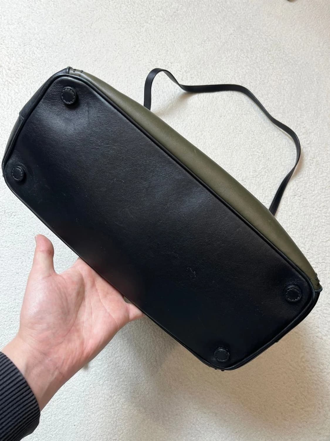 프라다 시티 카프 갤러리아 더블 지퍼 토트백 Q1302 상품이미지5