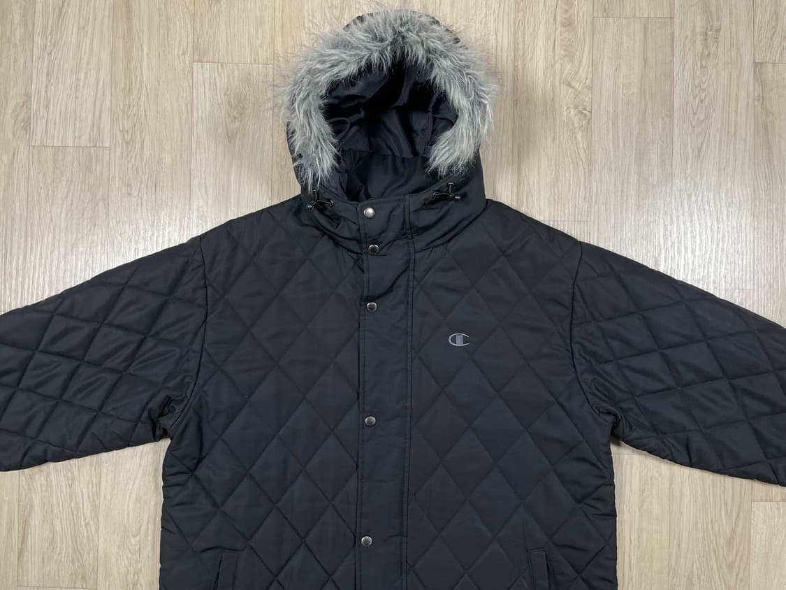 100~105) 90's 챔피온 재팬 후드 퀄팅패딩(RRL&LVC&폴로) 상품이미지7