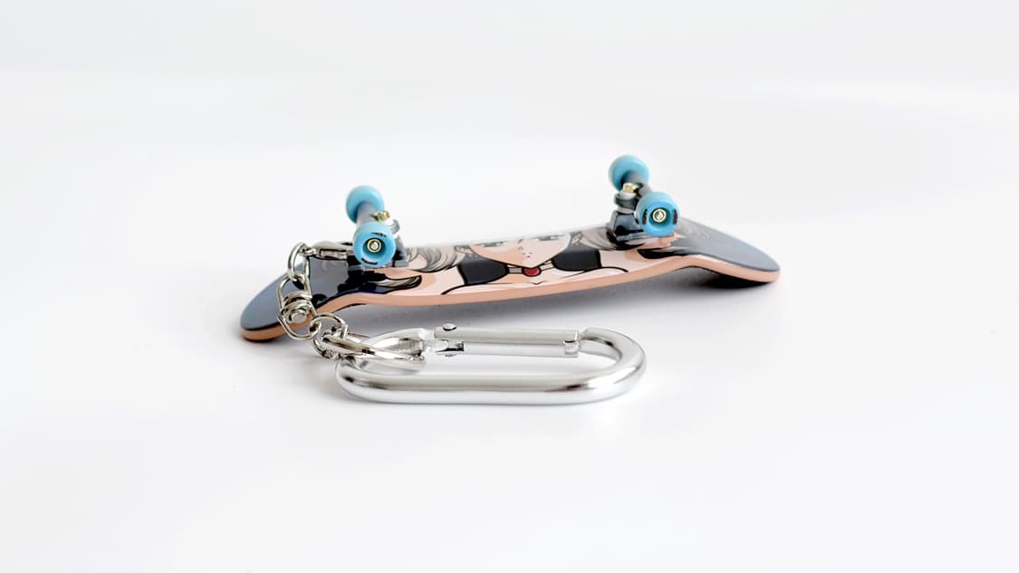 TECH DECK 핑거보드 줄이어폰 키링 키체인 ‘Girl’ 상품이미지7