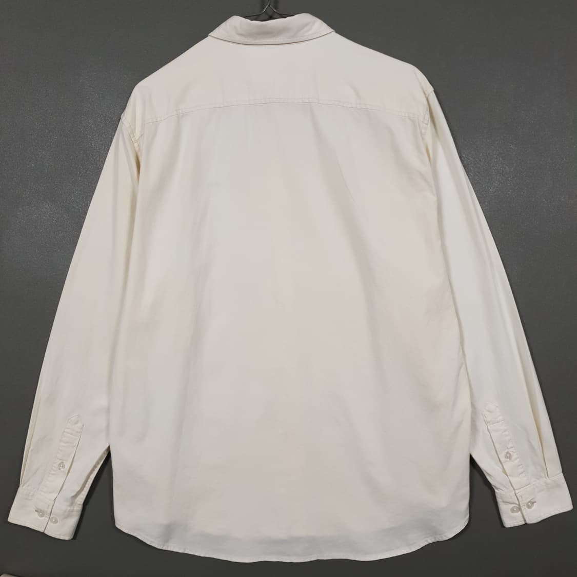 105) 라코스테 신형 20FW 크록 옥스포드 솔리드 셔츠 남방 베이지 상품이미지10