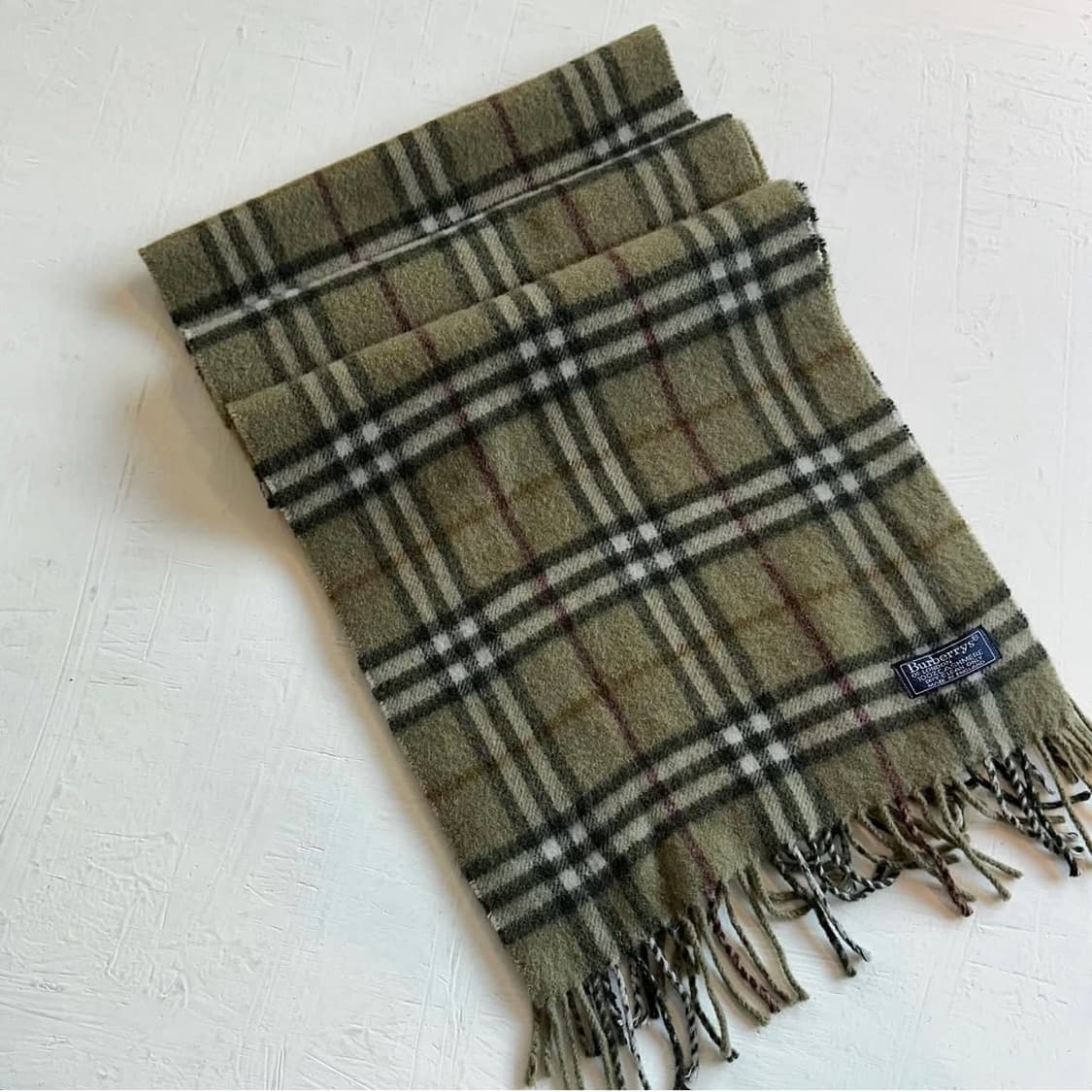 버버리 노바체크 캐시미어 머플러 상품이미지2