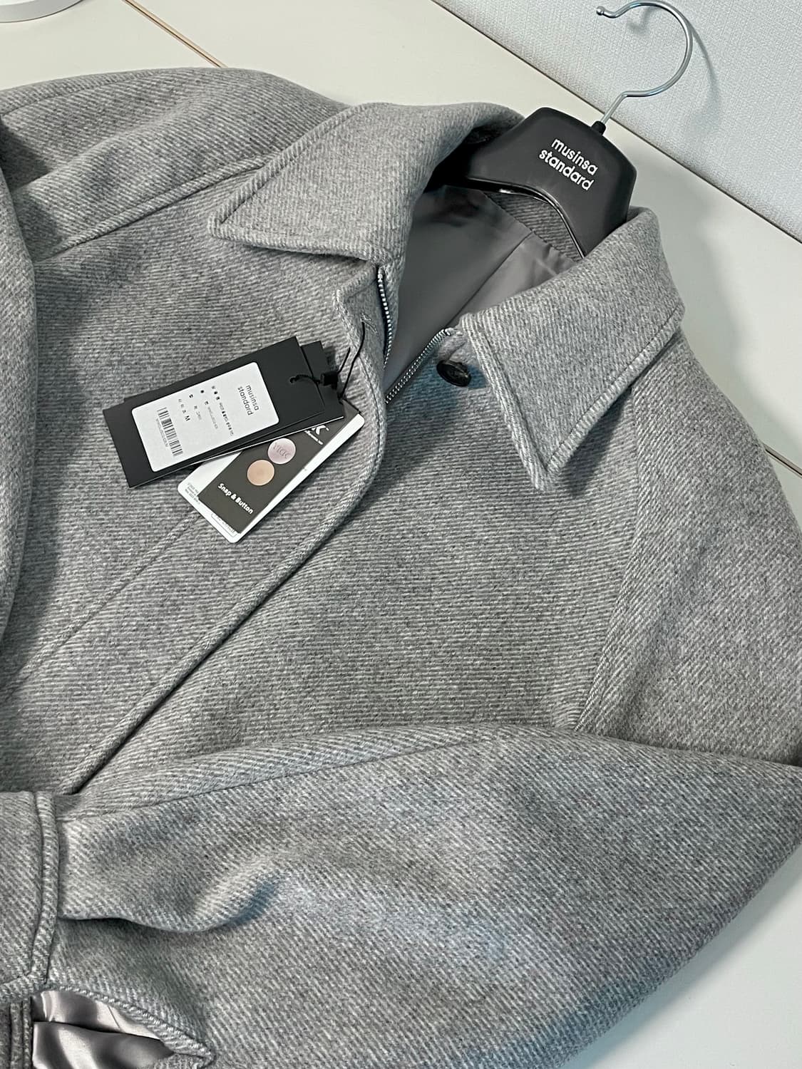 무신사 스탠다드 울 블루종 자켓 상품이미지1