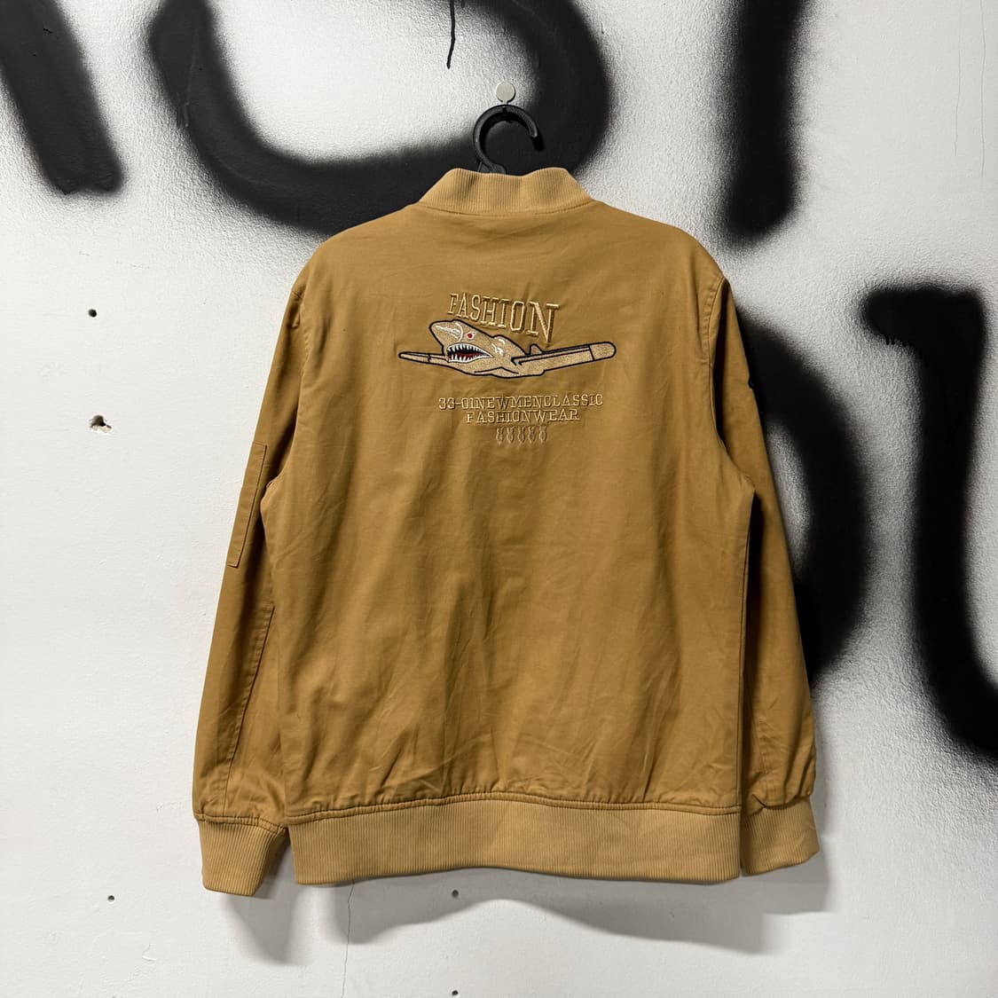 VTG 빈티지 자수 패치 디테일 코튼 집업 블루종 자켓 상품이미지2