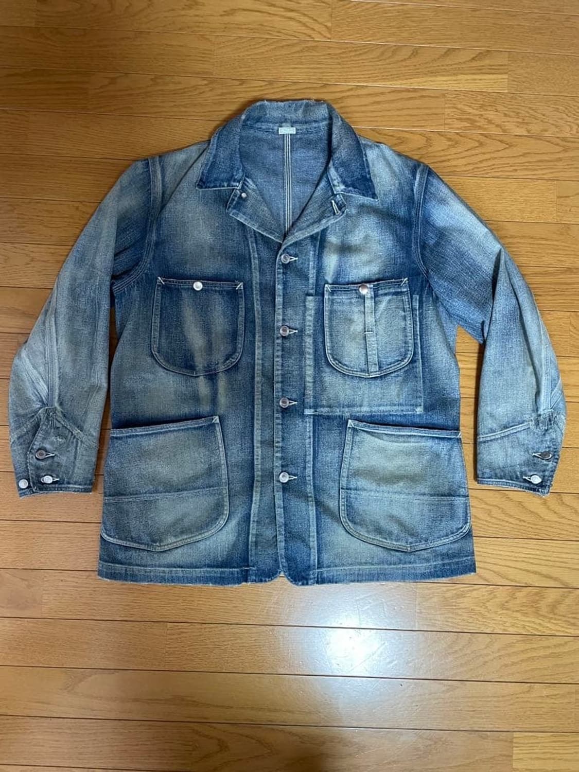 (1) 아프레쎄 A.presse 25ss 빈티지 커버올 자켓 상품이미지2