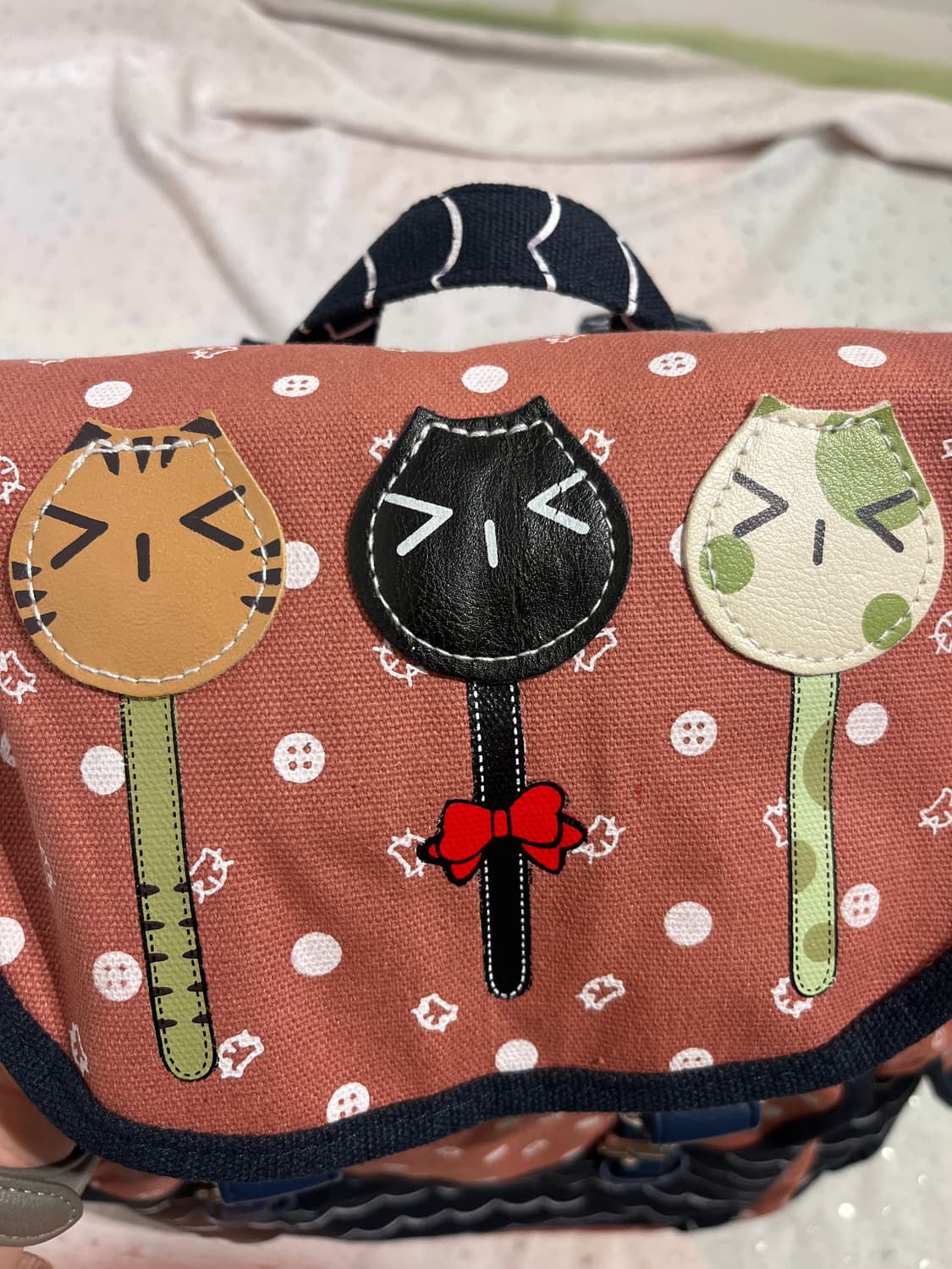 고양이 열쇠 포인트 모리걸 백팩 🐱 상품이미지7