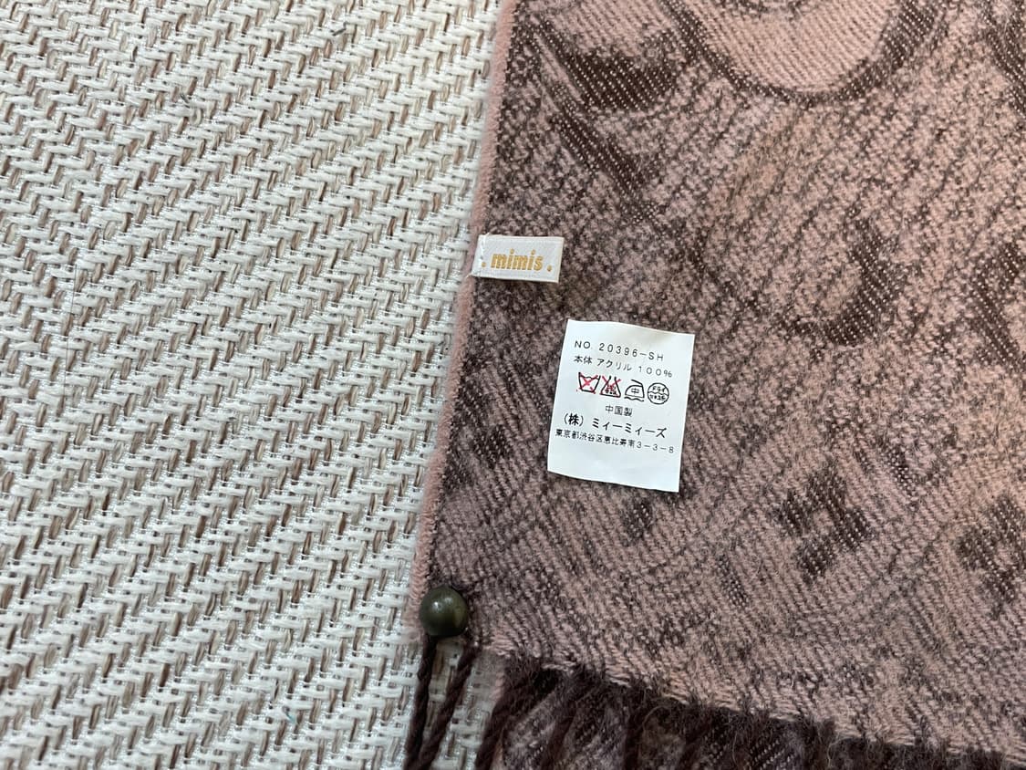 빈티지 오너먼트 자카드 직조 머플러 J03955 상품이미지5